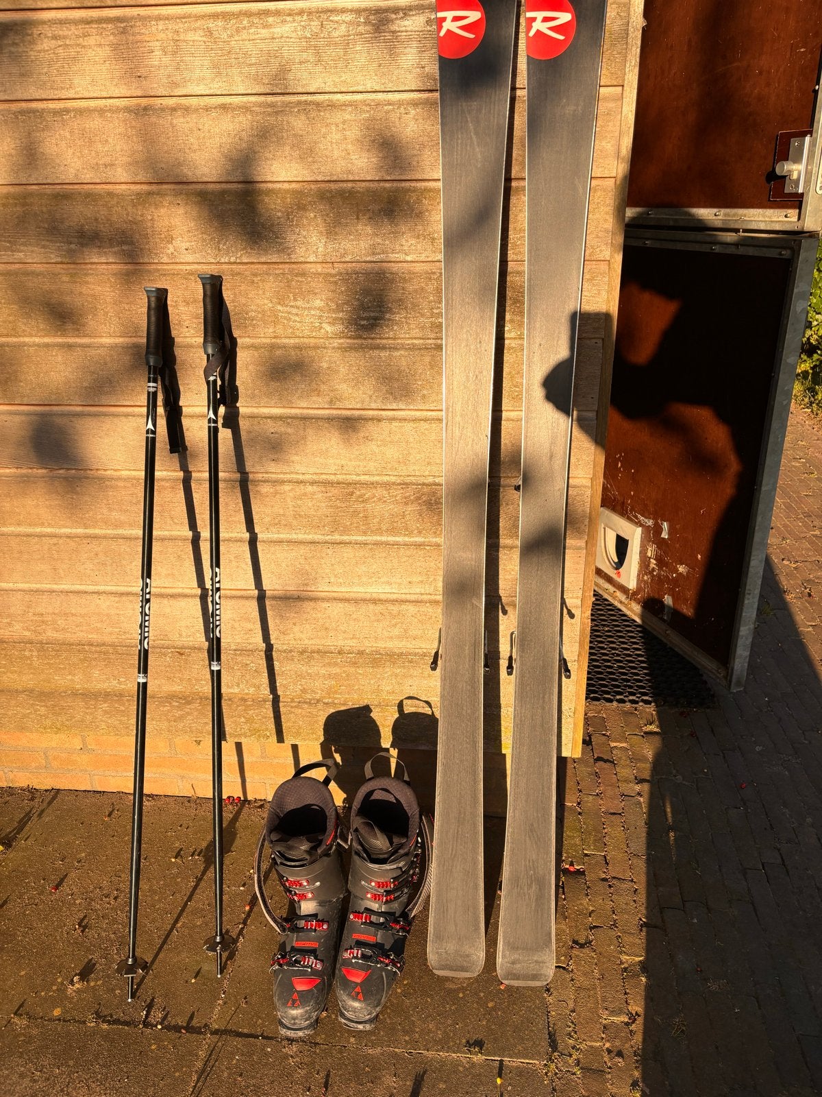 Rossignol Hero Elite Ski's, Fischer Hybrid Schoenen & Atomic, Sport en Fitness, Skiën en Langlaufen, Gebruikt, Ski's, Skiën, Rossignol
