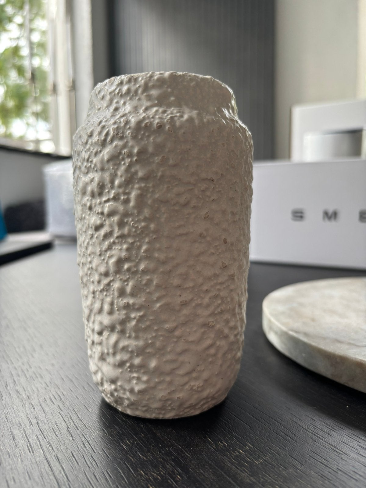 Snow crust minimalist scheurich WGP vaas west duitse 231 15, Ophalen of Verzenden, Zo goed als nieuw, Wit