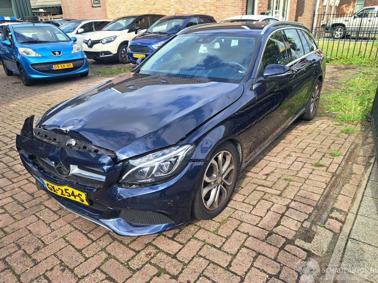 Mercedes-Benz C-Klasse C350e automaat (bj 2015), Auto diversen, Automaat, Blauw, Mercedes-Benz, Stationwagon