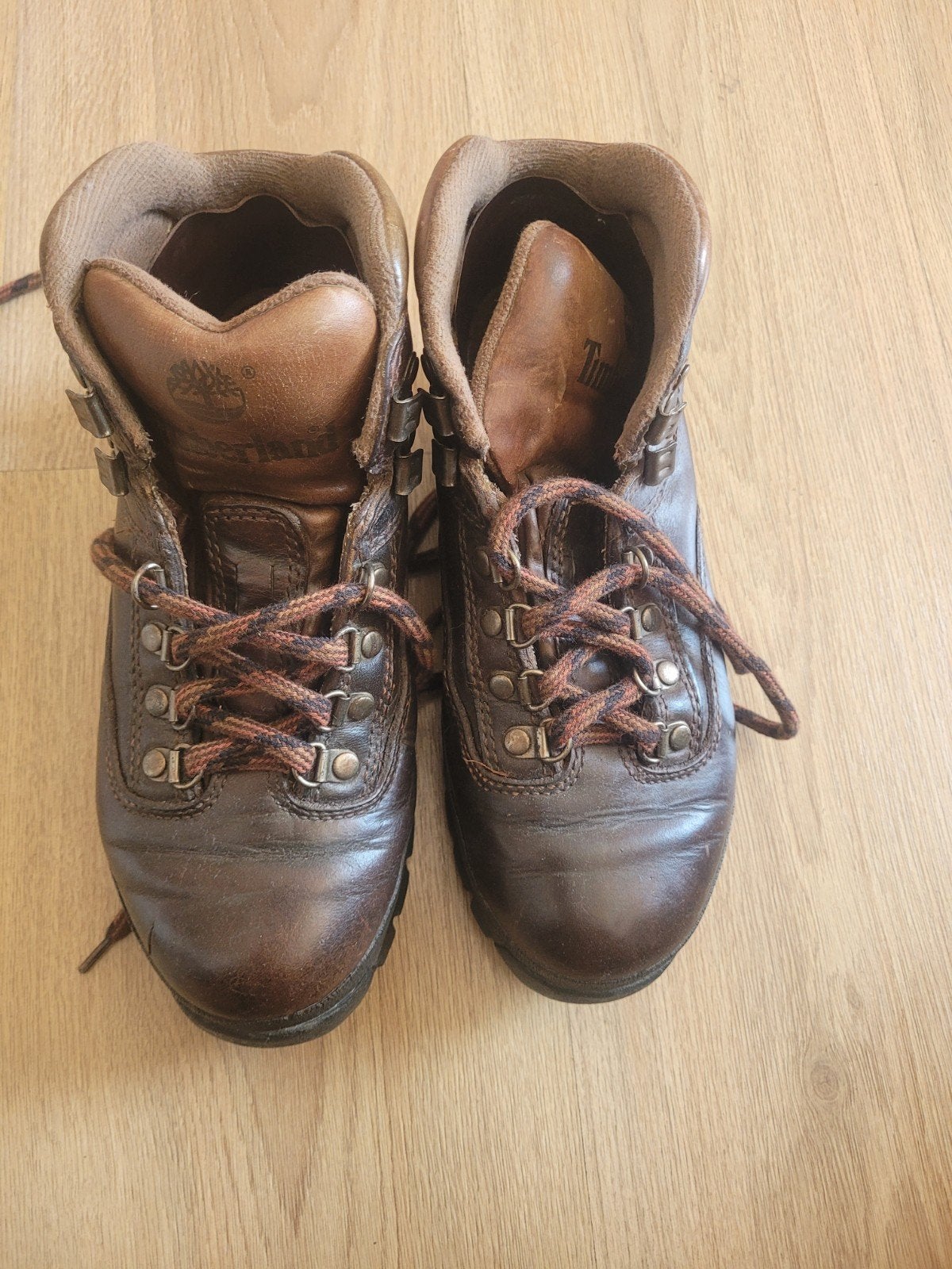 Maat +-36 Timberland leren wandelschoenen / werkschoenen, Ophalen, Bruin, Wandelschoenen, Timberland