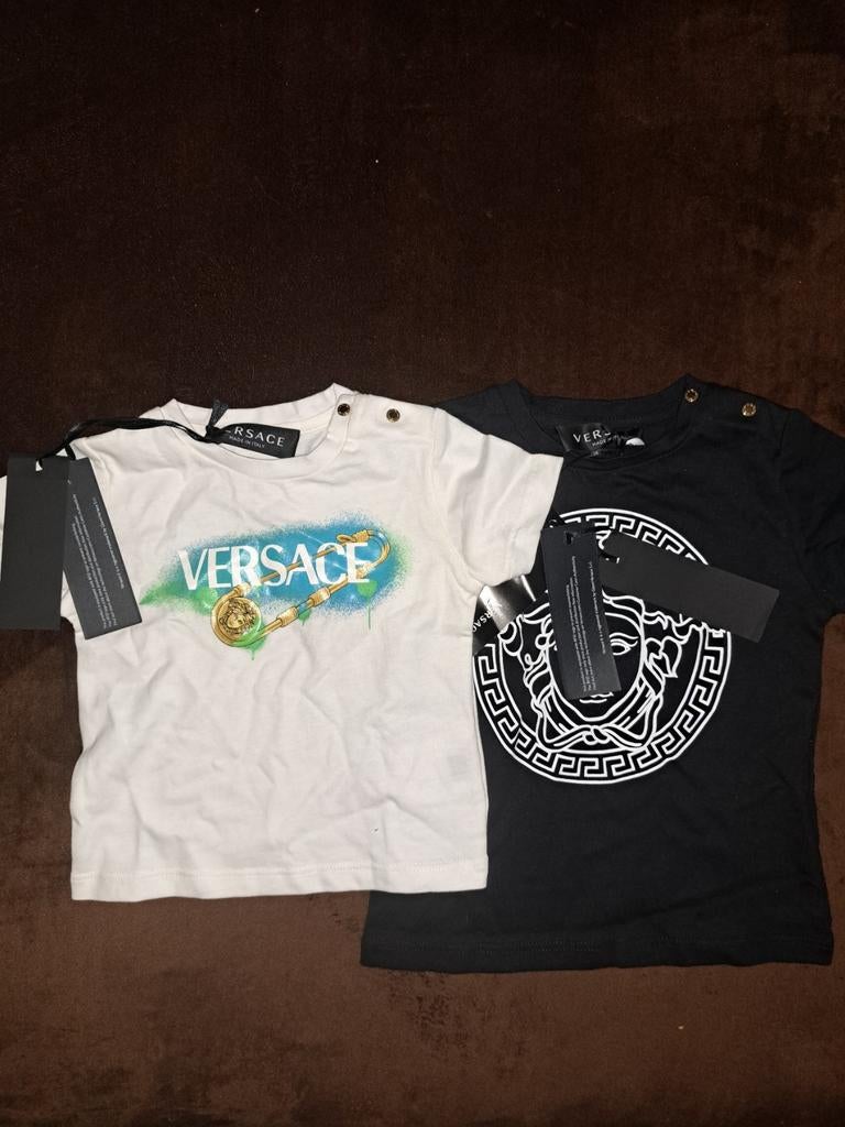 Versace T-shirts voor baby's - Nieuw met labels, Ophalen, Nieuw, Versace, Jongetje of Meisje
