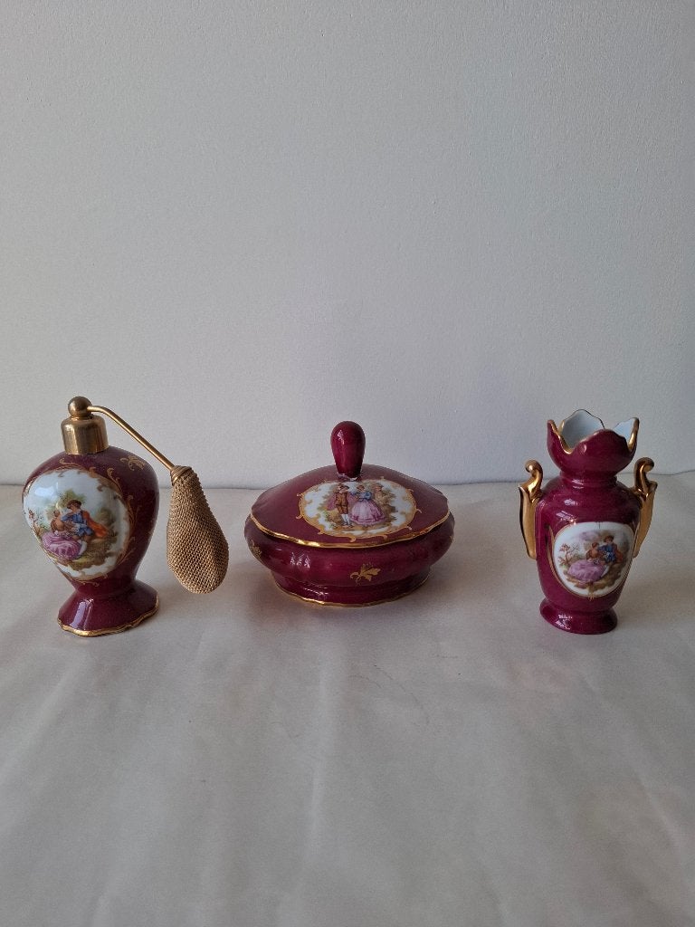 Toilettafel set Limoges, Ophalen