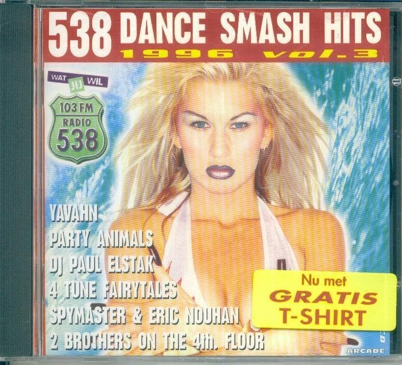 cd van 538 dance smash hits 1996 vol.3, Verzenden, Gebruikt, Disco