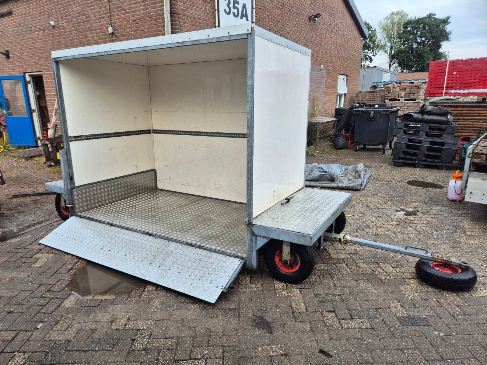 Bakwagen aanhanger 255x150x190 bakmaat, Gebruikt, Onbekend, Ophalen of Verzenden, Onbekend