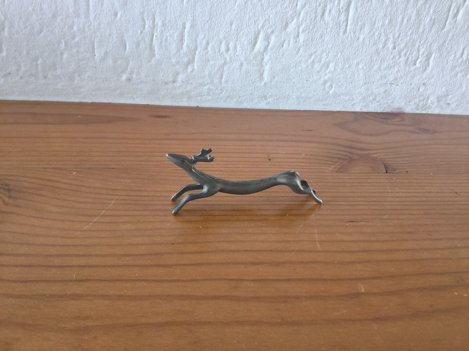 Vintage metal hertje beeldje, Ophalen of Verzenden