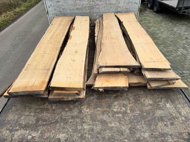 Eiken schaaldelen gedroogd – 5 cm dik – massief hout #4, Ophalen of Verzenden, Nieuw, 250 cm of meer, Overige typen
