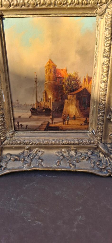 Oud paneeltje, Antiek en Kunst, Kunst | Schilderijen | Klassiek, Ophalen of Verzenden