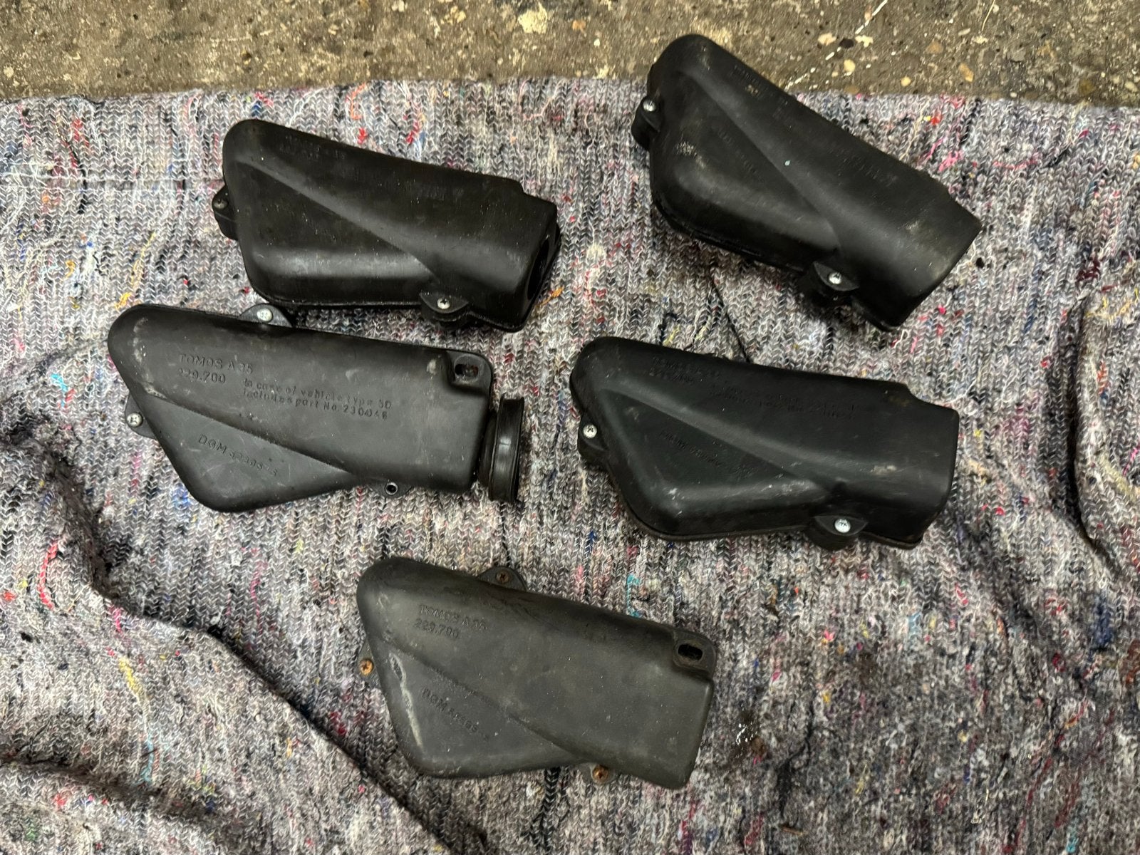 5x Tomos originele luchtfilter, Fietsen en Brommers, Ophalen of Verzenden, Gebruikt, Overige typen, Tomos