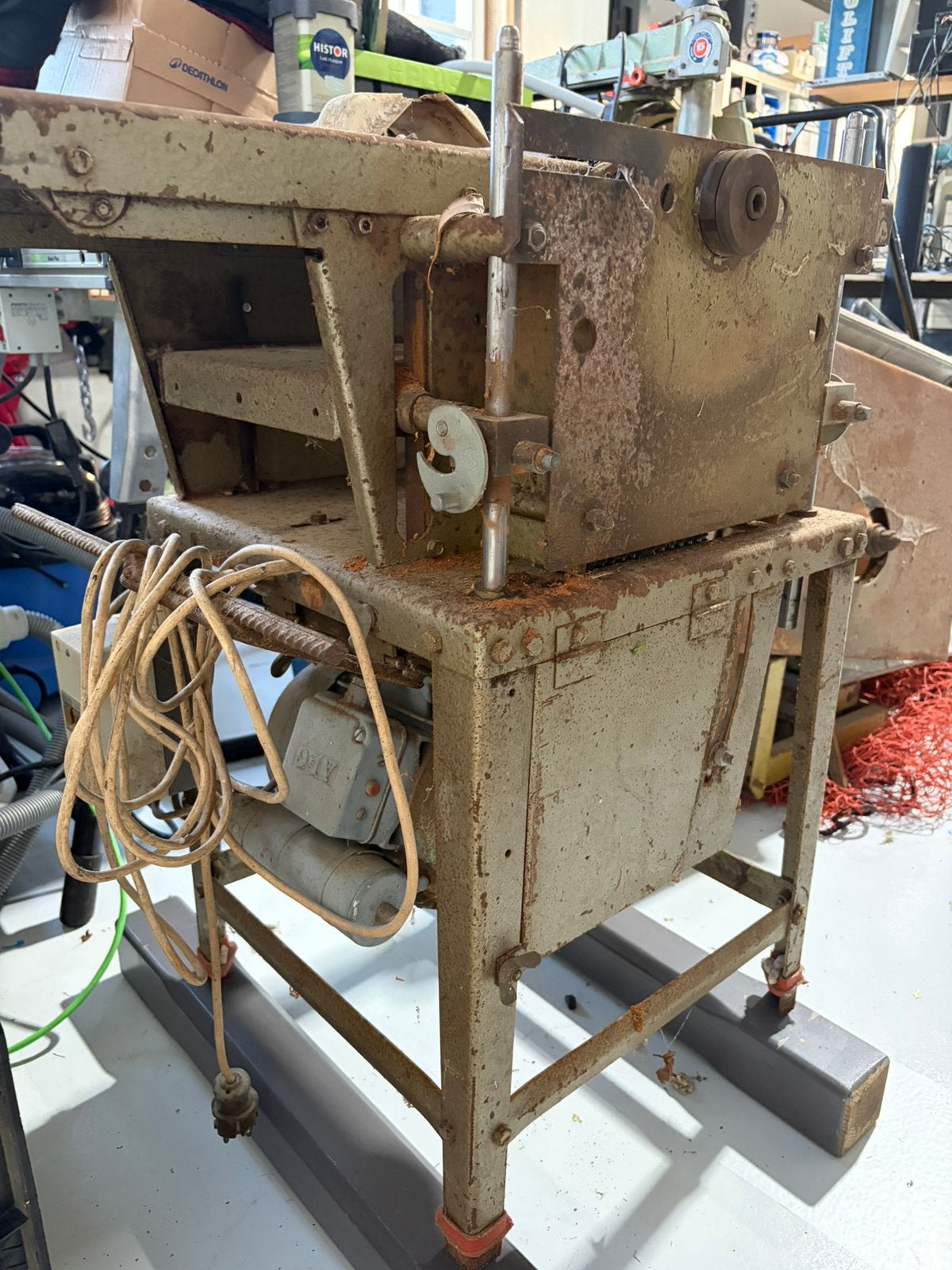 Scheppach HM-1 Vandiktebank en modules, Ophalen, Gebruikt, Elektrisch