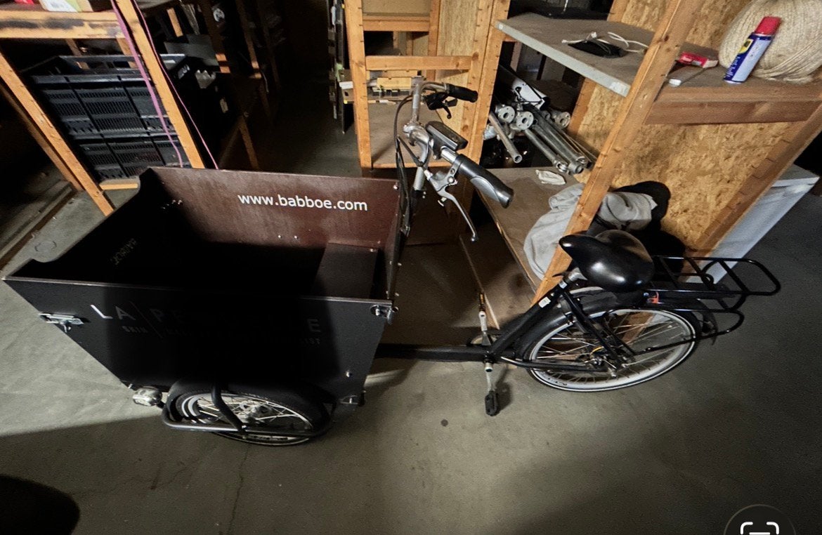 Babboe big bakfiets, Ophalen of Verzenden, Zo goed als nieuw, 4 kinderen of meer