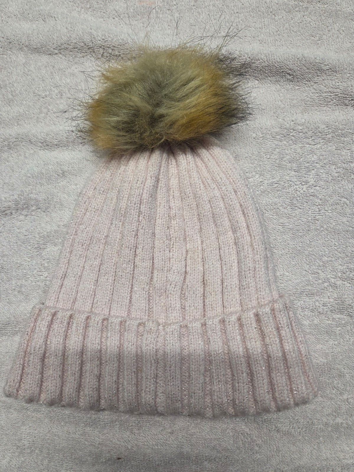 Roze Muts met Pompon, Ophalen of Verzenden, Zo goed als nieuw, Meisje, Muts