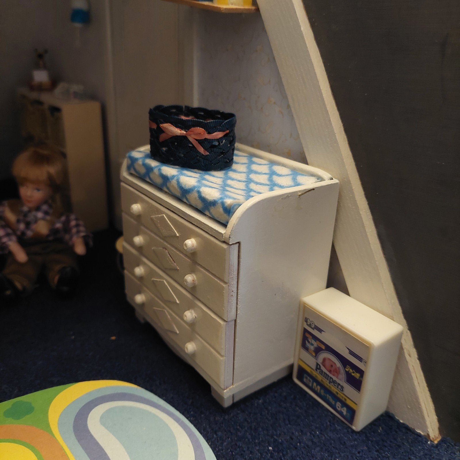 mandje voor poppenhuis, Ophalen of Verzenden, Poppenhuis