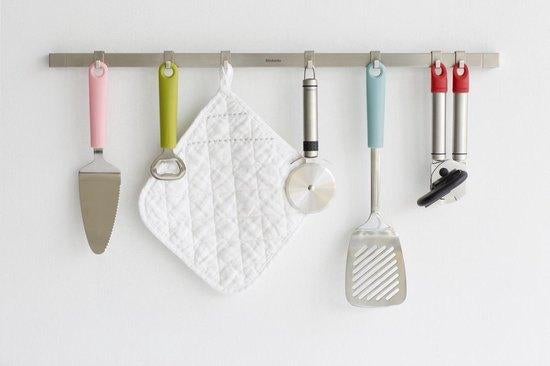 Brabantia Ophangrek voor keukengerei - 7 Haken - 60 cm, Ophalen of Verzenden, Zo goed als nieuw