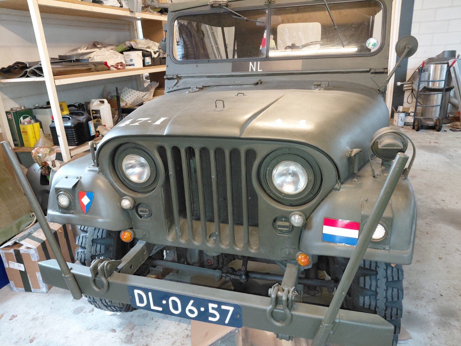 Nekaf M38a1 met polynorm aanhanger, Auto's, Particulier, Te koop