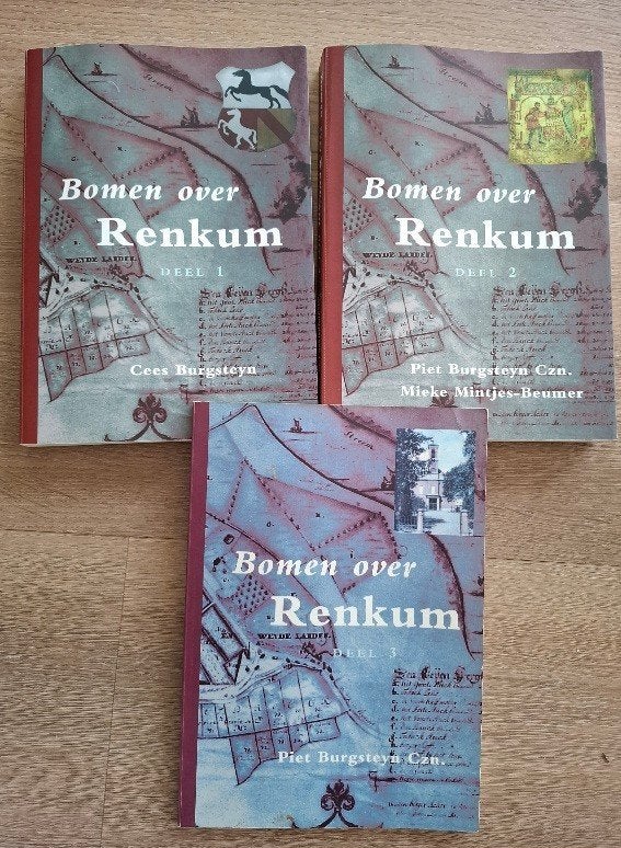 BOMEN OVER RENKUM. 3 delen. Burgsteyn, Cees / Piet, Ophalen of Verzenden, Zo goed als nieuw, Burgsteyn / Mintjes-Beumer