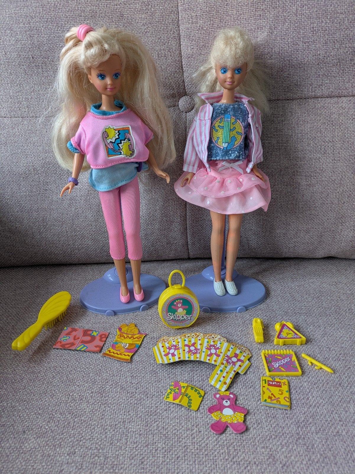 skipper cool tops en teen time skipper uit 1988, Ophalen of Verzenden, Pop