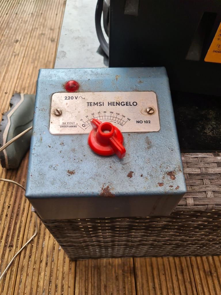 Temsi Hengelo transformator (Model No 102), een vintage verz, Ophalen of Verzenden