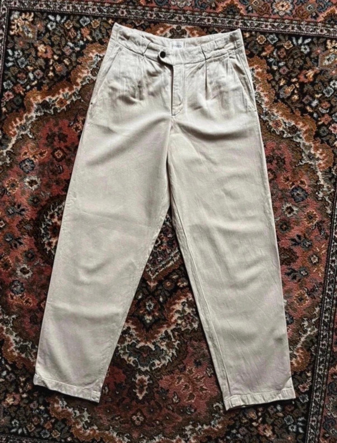 Closed broek Mawson maat 30, Kleding | Dames, Maat 38/40 (M), Beige, Ophalen of Verzenden, Zo goed als nieuw