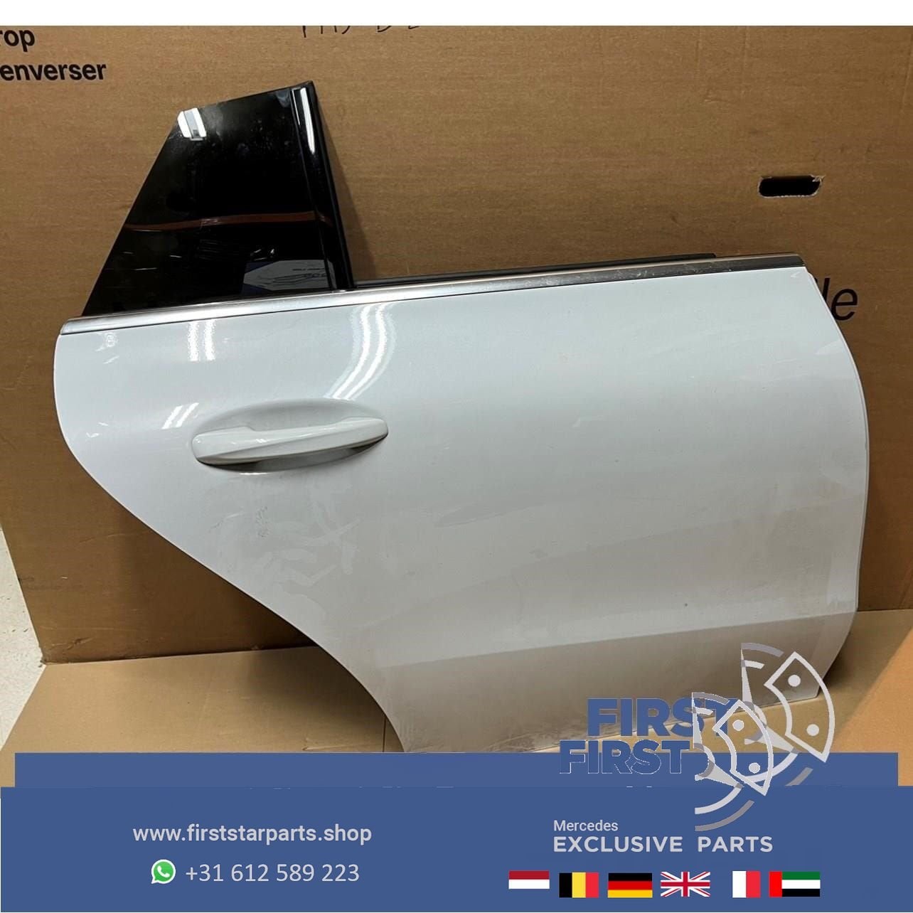 W118 C118 X118 CLA DEUR PORTIER WIT COMPLEET RECHTSACHTER Me, Gebruikt, -, Deur, Achter