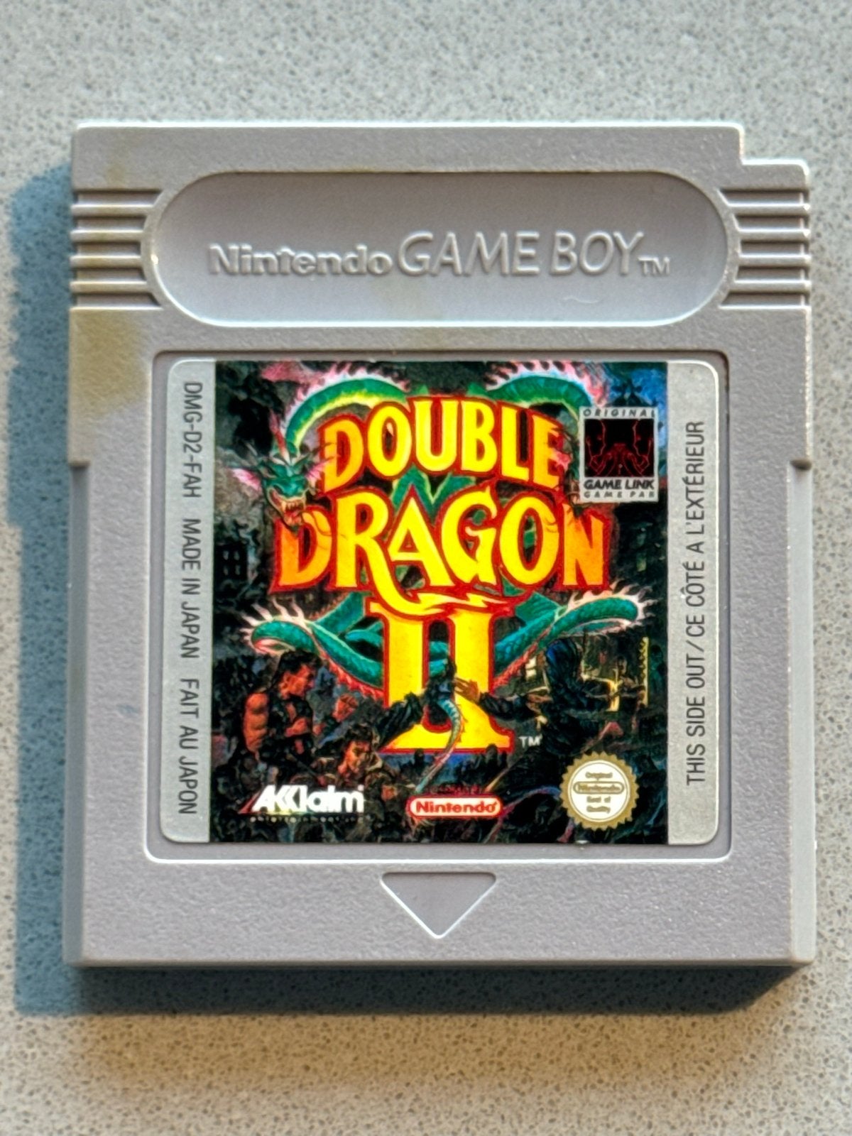 Double Dragon II Game Boy - Klassieke Actie Game, Spelcomputers en Games, Games | Nintendo Game Boy, Avontuur en Actie, Gebruikt