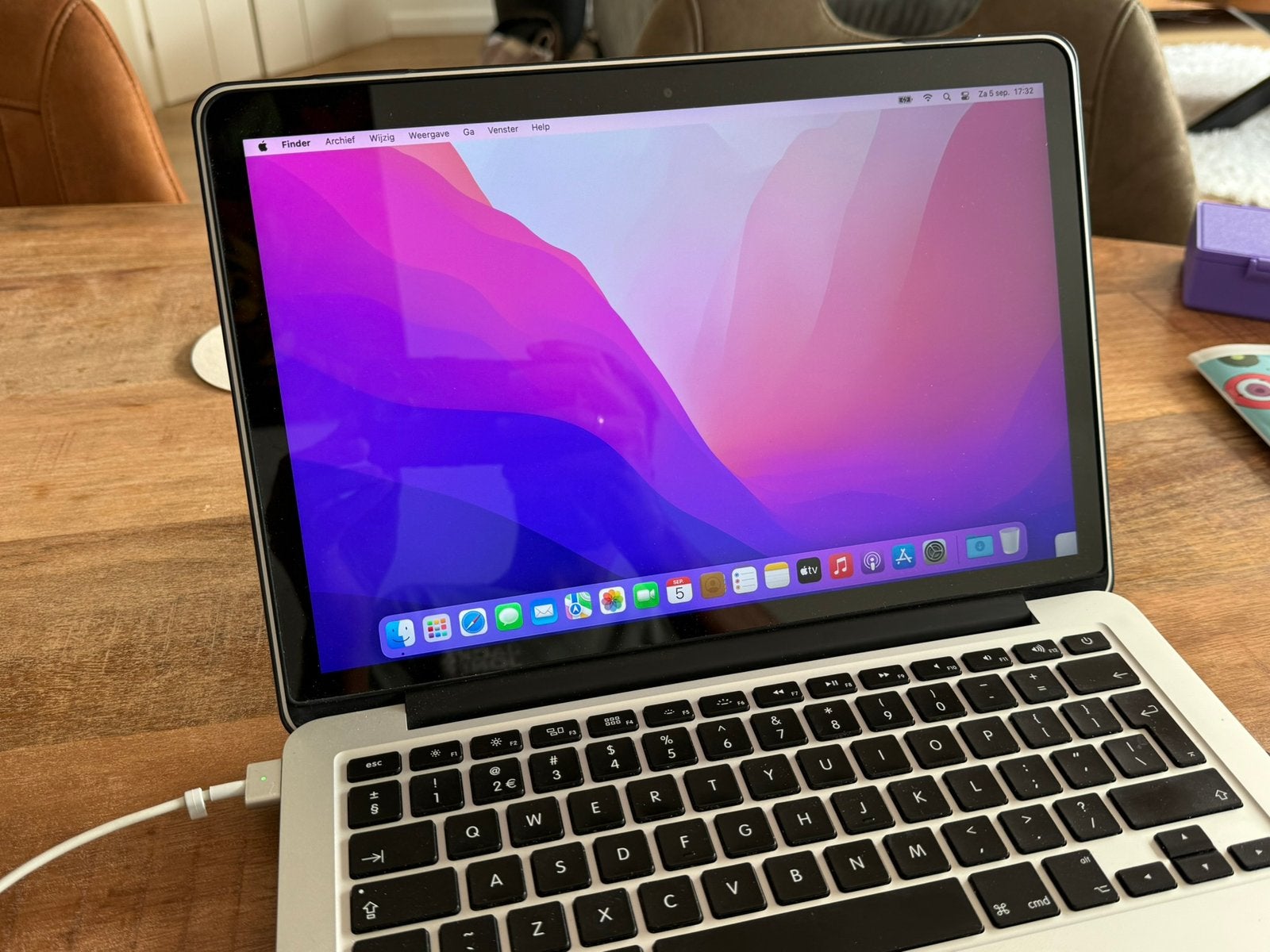 Macbook Pro A1502 13inch. In uitstekende conditie, MacBook Pro, 2 tot 3 Ghz, Qwerty, 8 GB