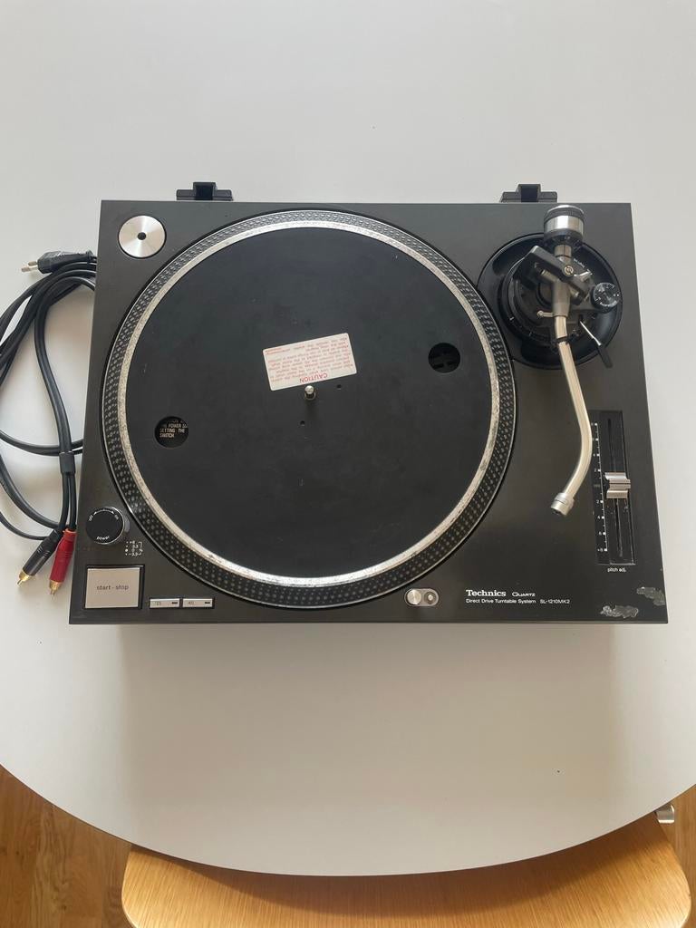 Technics SL-1210MK2 Platenspeler - Klassieke DJ Draaitafel, Ophalen, Gebruikt, Pitch-regelaar, Platenspeler
