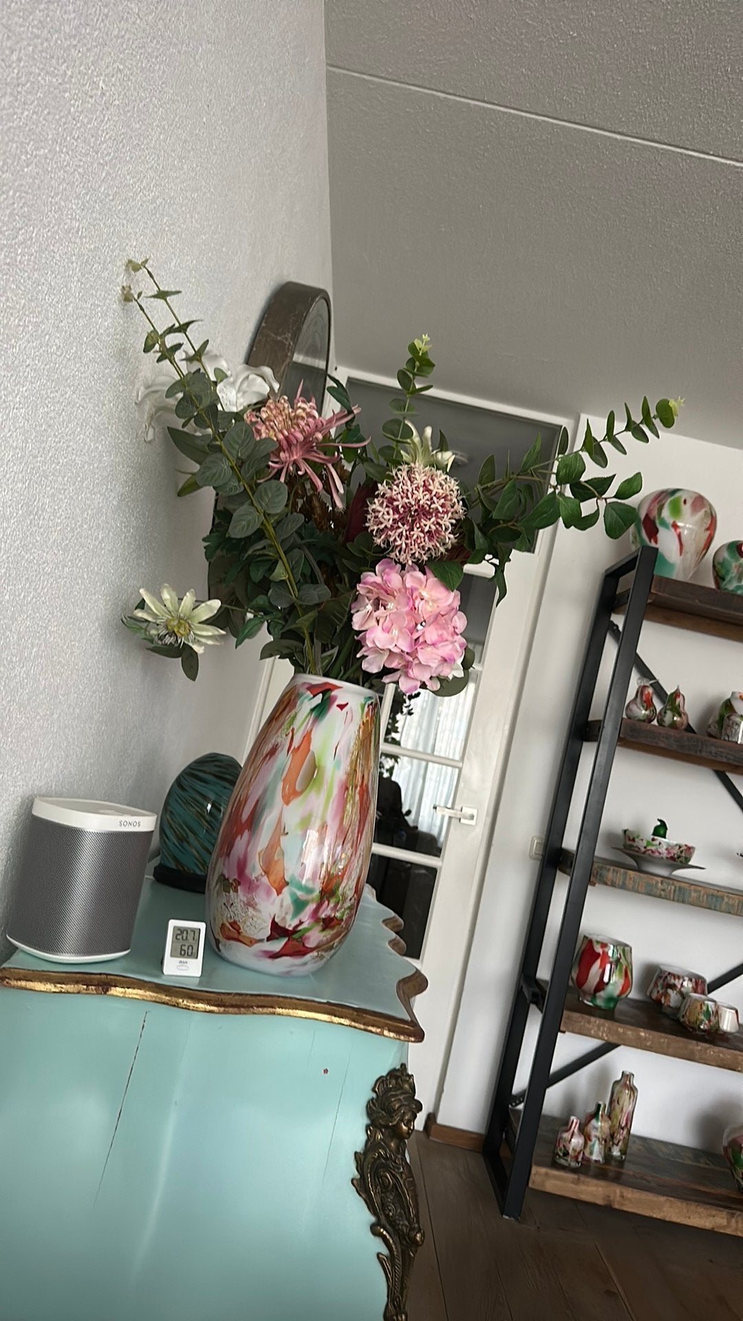 Fidrio vaas, Ophalen, Overige kleuren, Minder dan 50 cm, Glas