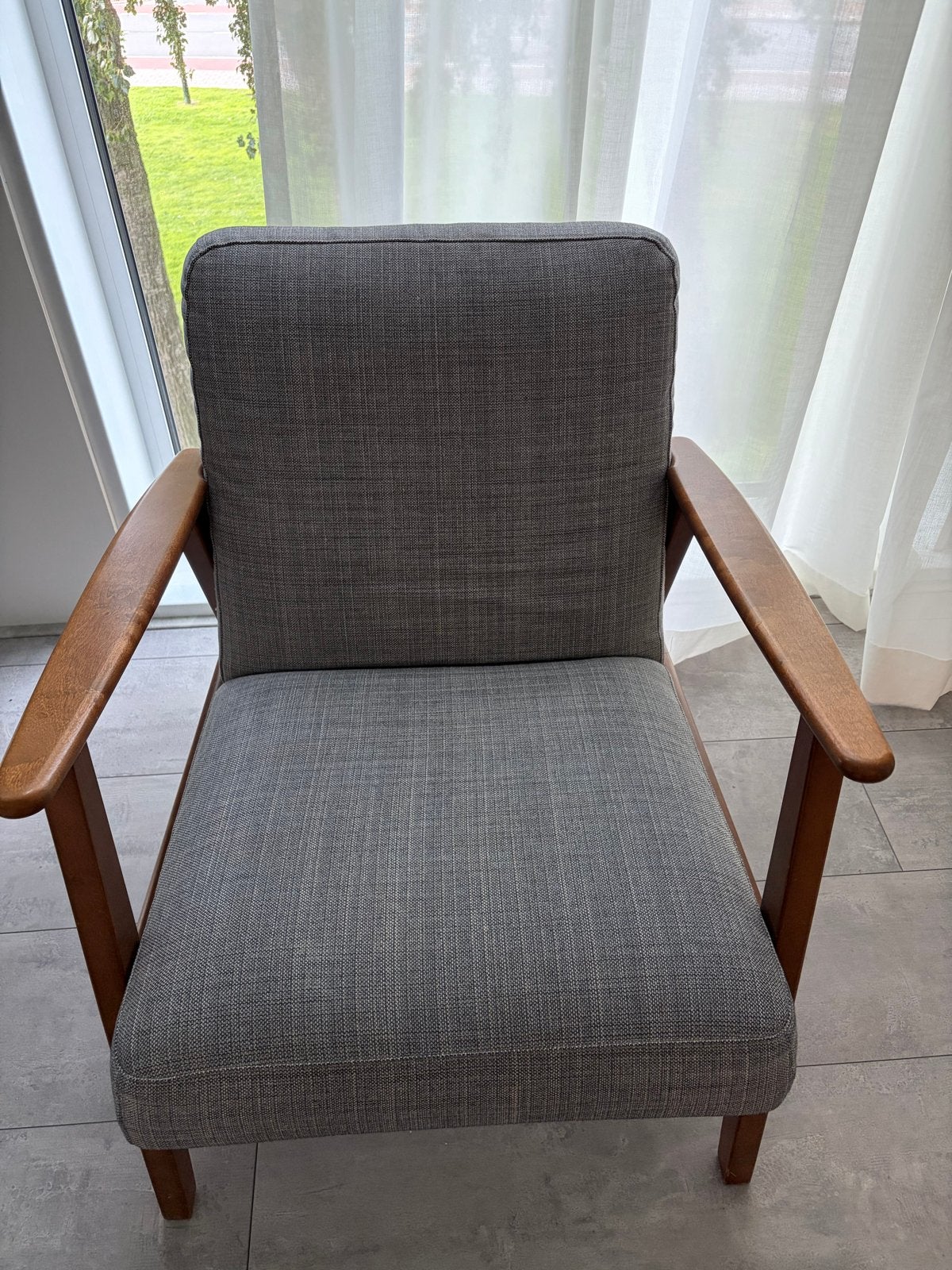 Ikea Ekenäset fauteuil - Zo goed als nieuw, Huis en Inrichting, Ophalen, Zo goed als nieuw, Hout, 75 tot 100 cm