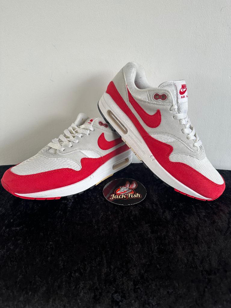 Nike air Max 1 Anniversary red - size 42,5, Nike air max, Overige kleuren, Ophalen of Verzenden, Sneakers of Gympen