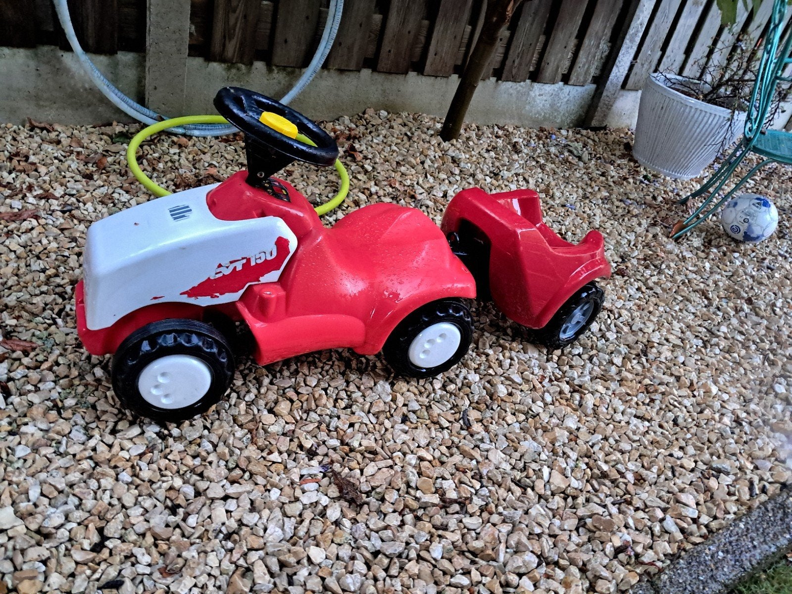 RollyToys loop tractor met aanhanger, Kinderen en Baby's, Speelgoed | Buiten | Skelters, Ophalen, Gebruikt, Overige merken