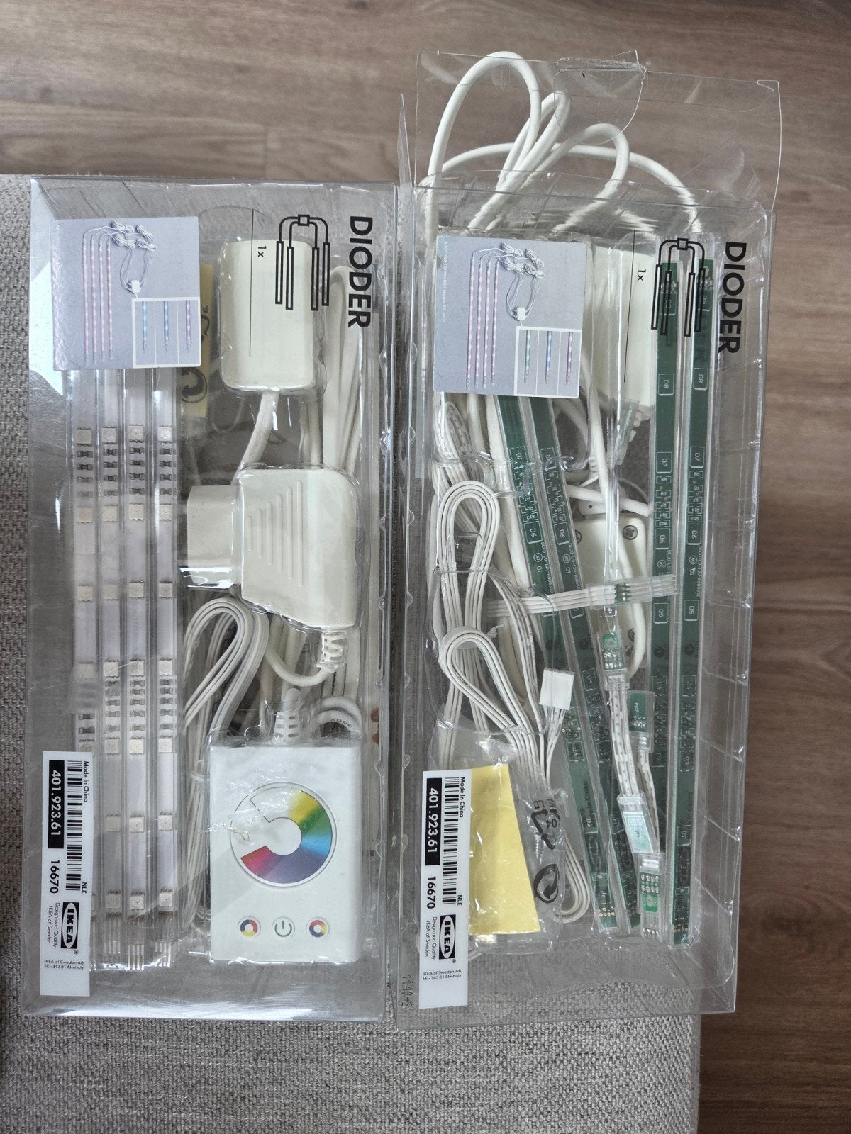 IKEA DIODER LED-strips, wit en kleur, nieuw in verpakking, Huis en Inrichting, Lampen | Overige, Ophalen of Verzenden, Nieuw, Modern, minimalistisch