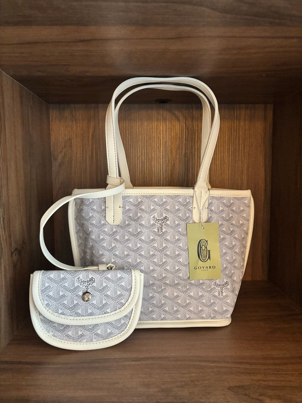 Goyard Saint Louis Mini Tote bag - Gloednieuw., Ophalen of Verzenden, Nieuw, Wit, Handtas