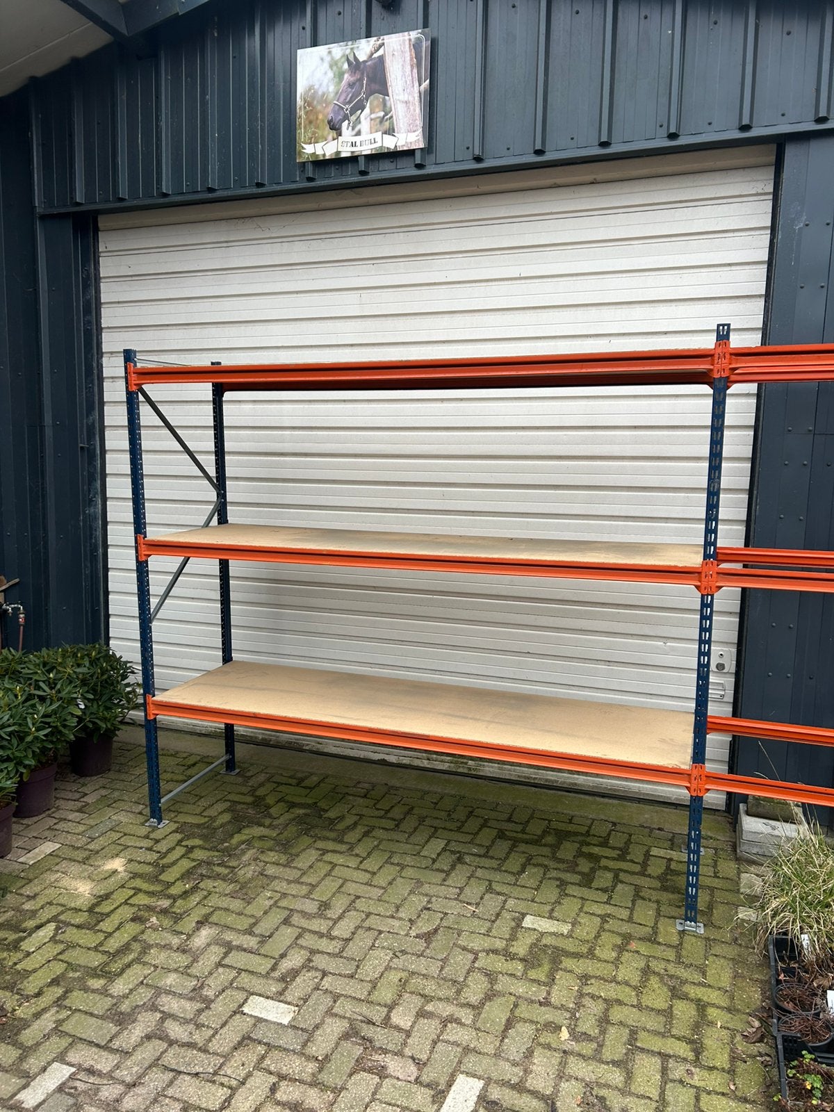 Nette grootvakstelling legbordstelling stelling 9.2 meter, Doe-het-zelf en Verbouw, Ophalen, 250 mm of meer