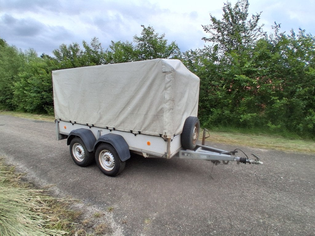 Westfalia tandemasser met huif aanhanger 300cm x 140 2 ton, Ophalen, Gebruikt, Overige typen