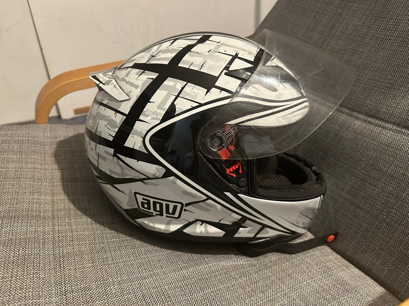 AGV Horizon Integraalhelm - Maat L - Gebruikt, Ophalen of Verzenden, L, Tweedehands, Integraalhelm