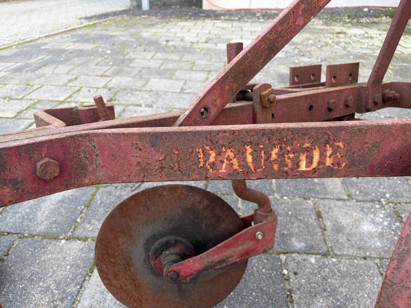 Fraugde 2-schaar rondgaande ploeg, Ophalen of Verzenden, Akkerbouw, Grondbewerking
