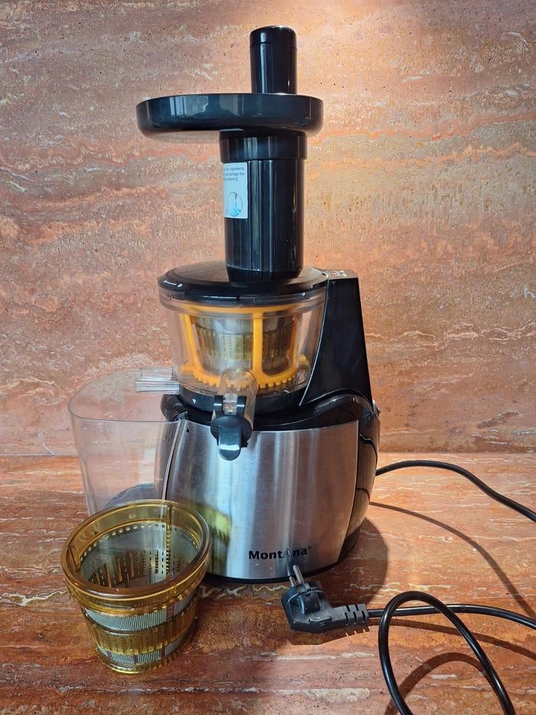 Montana Slowjuicer - Eenvoudig schoon te maken, Ophalen, Gebruikt, Elektrisch, Slowjuicer