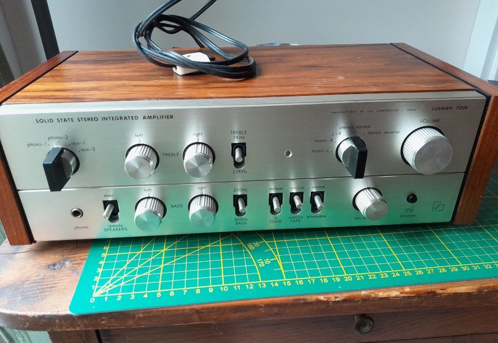 Luxman SQ700x versterker, Overige merken, Gebruikt, Ophalen of Verzenden, Minder dan 60 watt