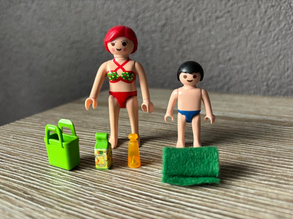 Playmobil strandset met figuren en accessoires, Ophalen of Verzenden, Zo goed als nieuw