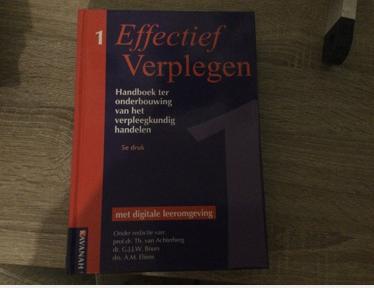 Effectief verplegen 1, Verzenden, Zo goed als nieuw, Overige niveaus, Nederlands
