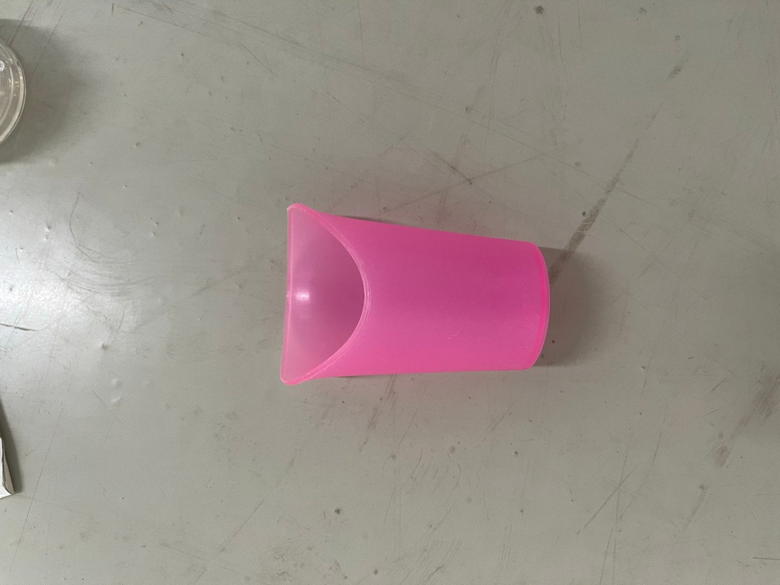 Roze plastic beker, Kunststof, Ophalen of Verzenden, Roze, Overige merken