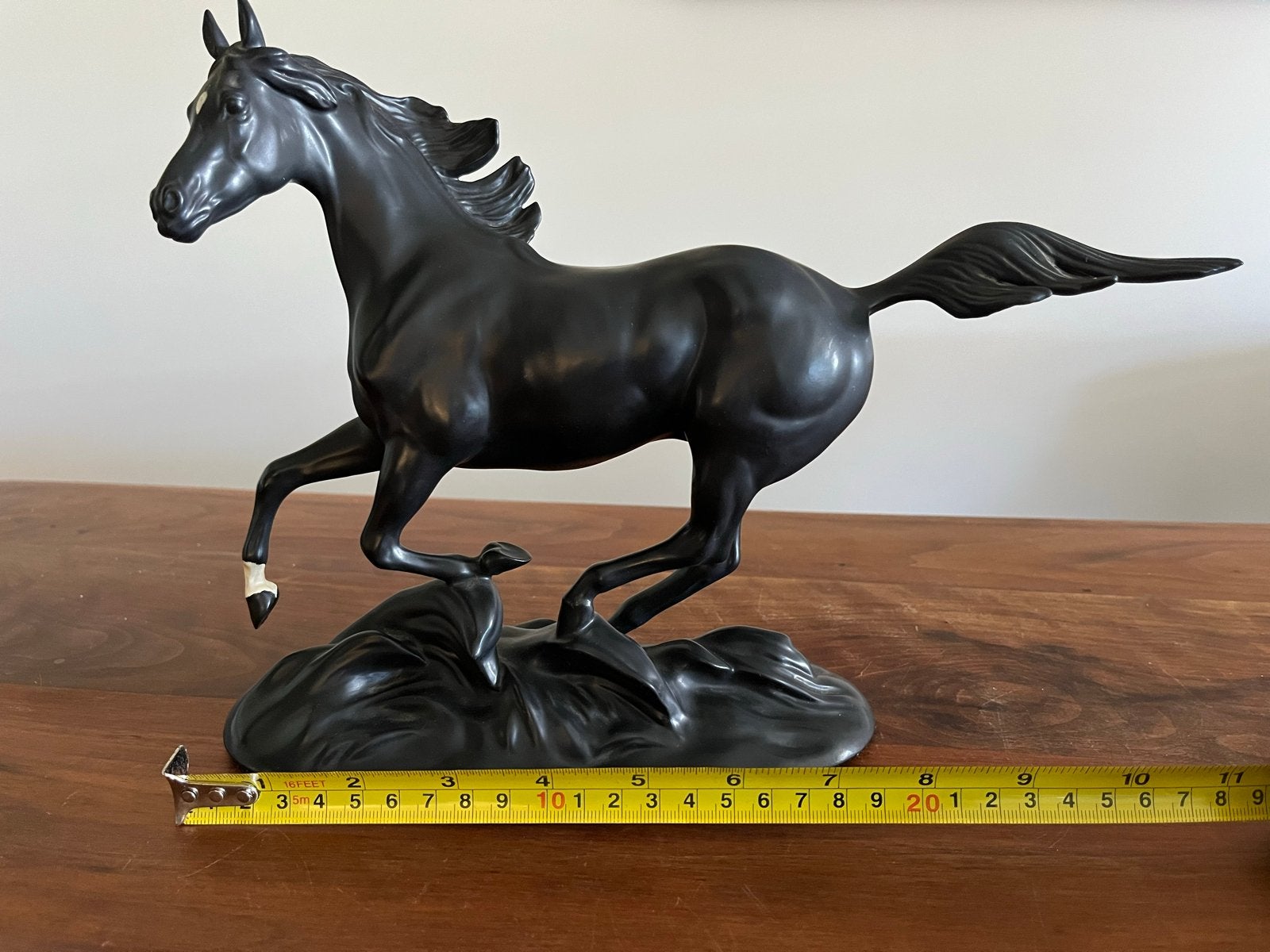 Franklin Mint Black Beauty paard beeldje porselein, Ophalen of Verzenden, Nieuw, Dier