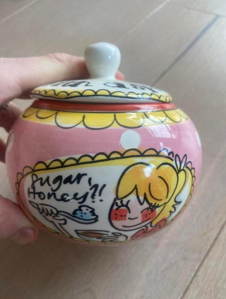 Blond amsterdam suikerpot, Huis en Inrichting, Ophalen of Verzenden, Zo goed als nieuw, Porselein, Overige typen