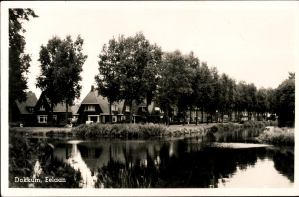 dokkum, kvr4-2604 eelaan, Verzenden, 1940 tot 1960, Gelopen, Friesland