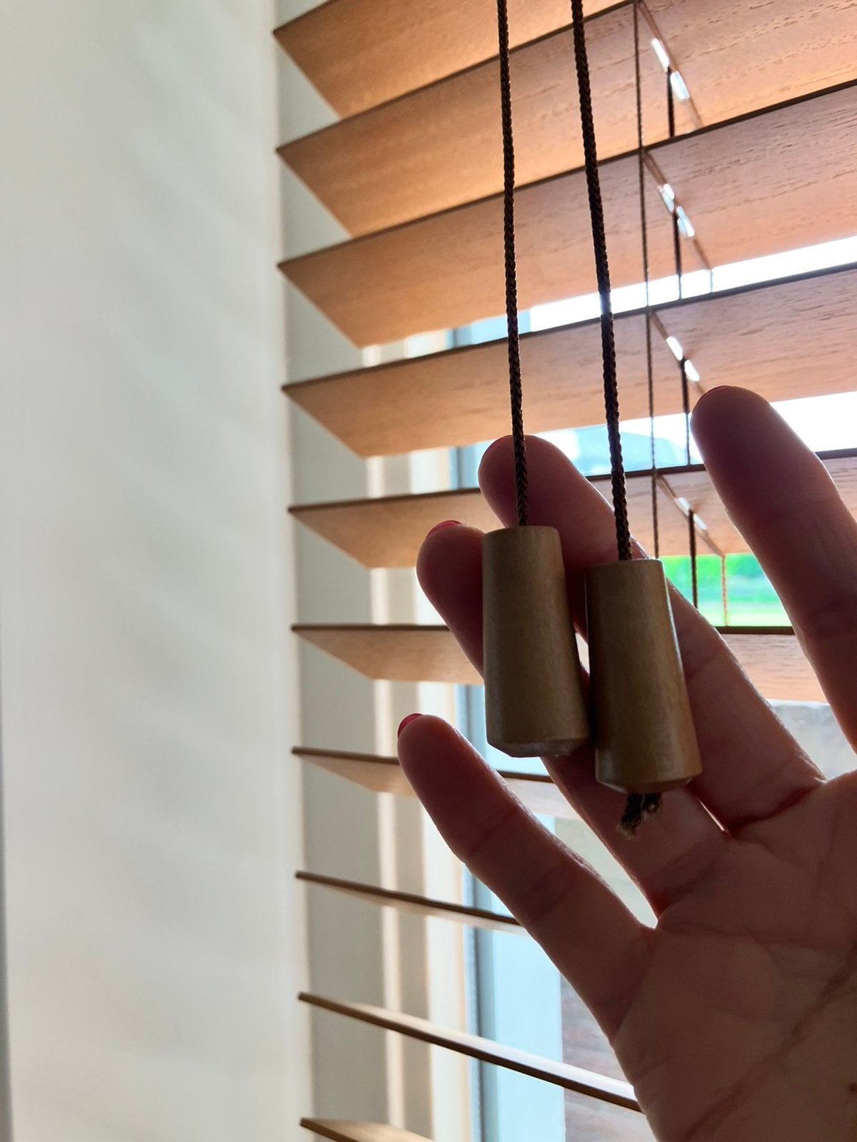 Nieuwe Sunwood eiken houten jalouzie, Ophalen, Jaloezie, Overige merken, Bruin