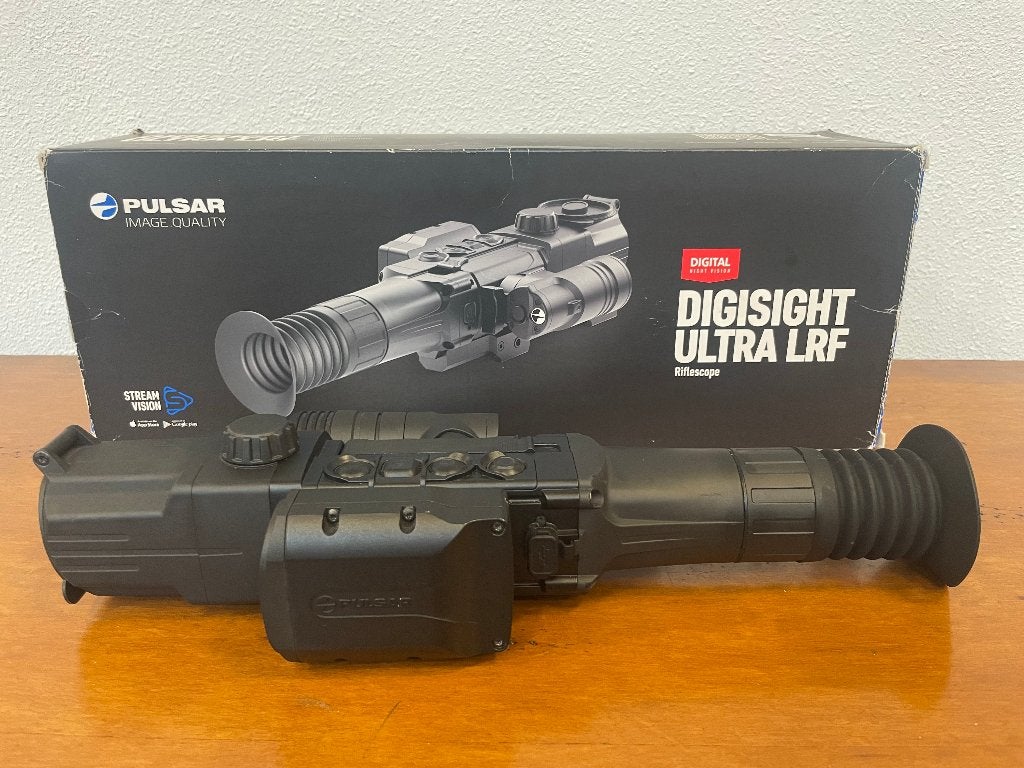 Pulsar Digisight Ultra N455 LRF (zonder mount) – 78% KORTING, Audio, Tv en Foto, Nieuw, Ophalen of Verzenden, Met hoes of tas