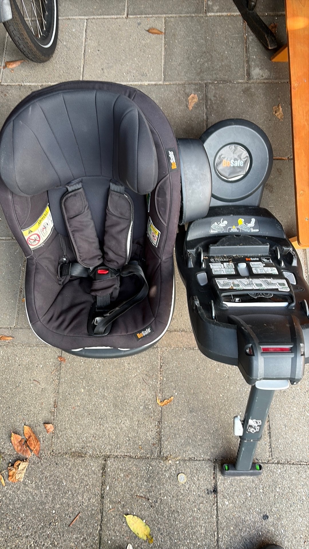 BeSafe - Izi modular stoeltje met i-size base isofix, Gebruikt, Zijbescherming, Isofix, Ophalen