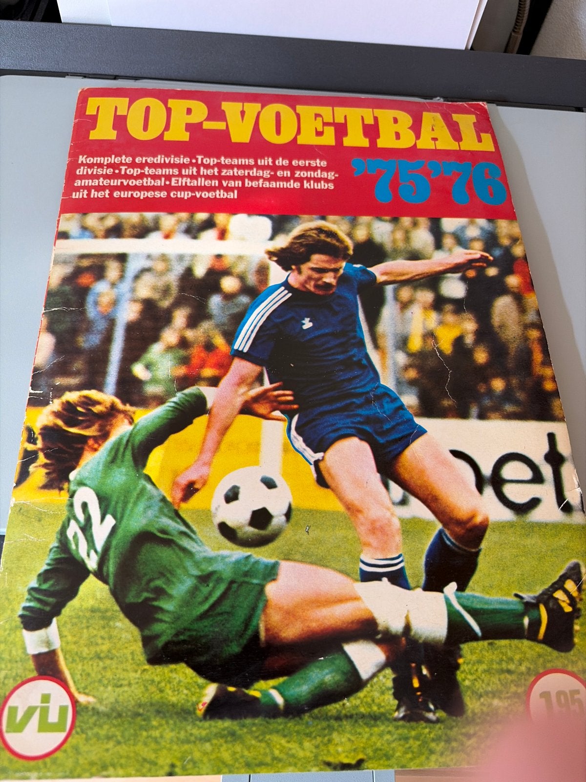 TOP-VOETBAL 75/76 - Incompleet album, Ophalen, Gebruikt, Overige binnenlandse clubs, Boek of Tijdschrift