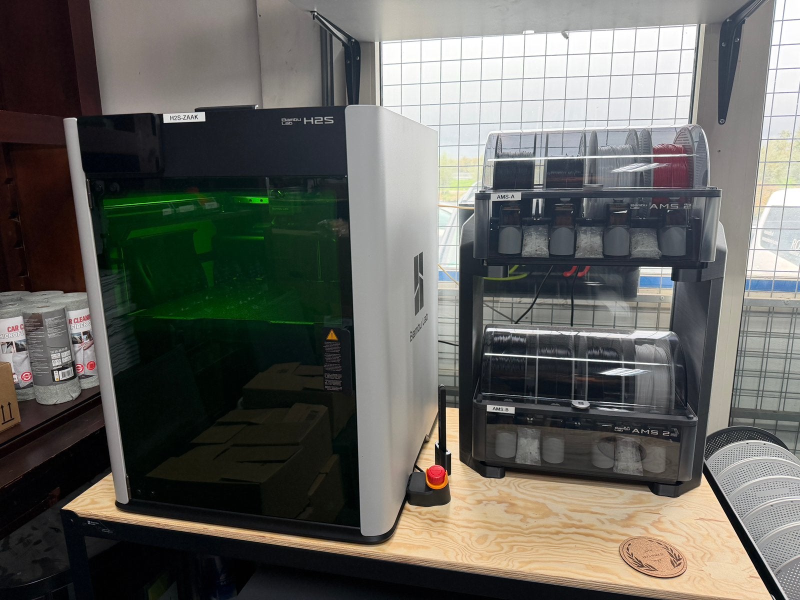 Bambu Lab H2S Full Lazer Combo, Computers en Software, Ophalen, Zo goed als nieuw