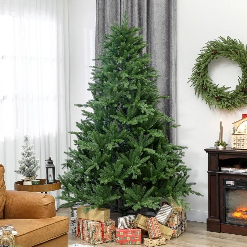 kunst kerstboom nieuw 210 cm hoog, Diversen, Kerst, Ophalen of Verzenden, Nieuw